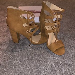 Suede heels